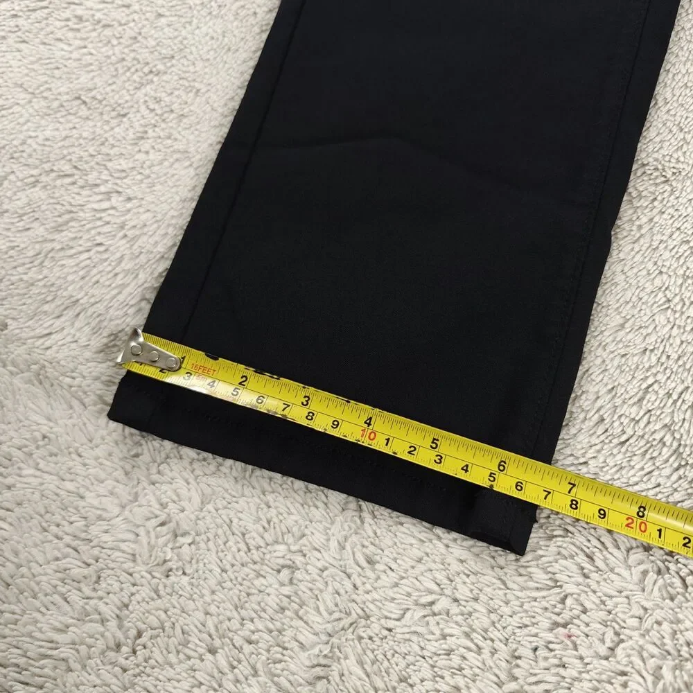 Perry Ellis Dress Pants Men's 32x30 Black Slim Fit Suit Trousers Viscose